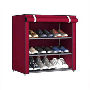 Shoe organizer with cover (3 levels)